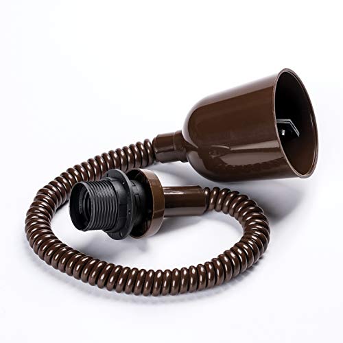 ORION LIGHTSTYLE Leuchtenpendel 2M Meter Zugpendel Schnurpendel Lampenaufhängung Rolly Zug Lampen Zug Pendel Leuchten (Braun) von ORION LIGHTSTYLE