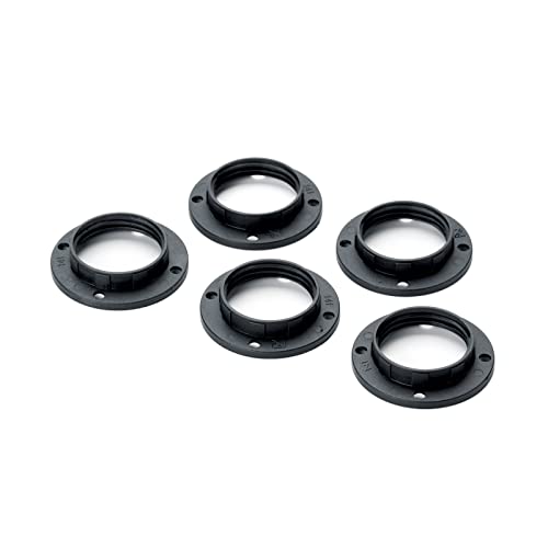 ORION LIGHTSTYLE 5x Schraubring E14 Kunststoff schwarz für Lampen-Fassung Ring mit Gewindegängen für Lampenschirme oder Gläser ORION LIGHTSTYLE 5x Schraubring E14 Kunststoff schwarz für Lampen-Fassung Ring mit Gewindegängen für Lampenschirme oder Gläser von ORION LIGHTSTYLE