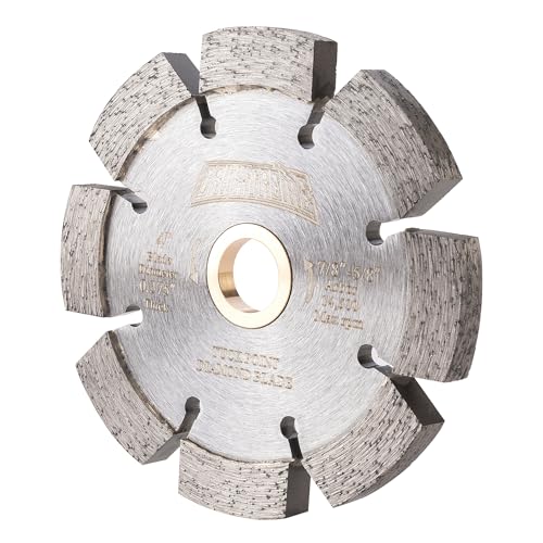 ORIXTREME 10,2 cm Diamant-Tuck-Punkt-Klinge zum Entfernen von Mörtelfugen, 0,95 cm Segmentbreite, 2,2 cm - 1,6 cm Dorn von ORIXTREME