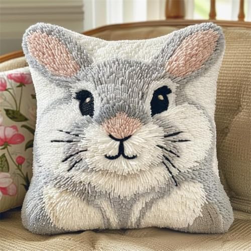 ORLUMY DIY Knüpfkissen Zum Selber Knüpfen Knüpfhaken-Set Mit Cartoon-Maus,Süße Tiere,3D-Kissen,Materialien,Paketbezug,Knüpfhaken-Set,Kissen-Stickset,Bastel- Und Heimdekoration 43x43cm ORLUMY DIY Knüpfkissen Zum Selber Knüpfen Knüpfhaken-Set Mit Cartoon-Maus,Süße Tiere,3D-Kissen,Materialien,Paketbezug,Knüpfhaken-Set,Kissen-Stickset,Bastel- Und Heimdekoration 43x43cm von ORLUMY