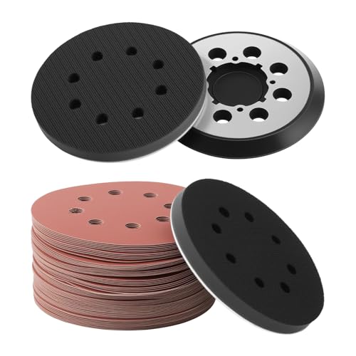 Schleifscheiben 125mm Klett, Schleifscheiben Softauflage 125mm Schleiftellerschoner Dauerhafter Schleiferkissen Ersatz für Automobile Holzbearbeitung Möbel Schleifscheiben 125mm Klett, Schleifscheiben Softauflage 125mm Schleiftellerschoner Dauerhafter Schleiferkissen Ersatz für Automobile Holzbearbeitung Möbel von OROMYO