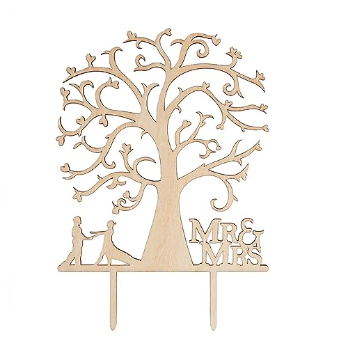 ORTAVA Hölzern Cake Topper Hochzeit, Cake Topper Personalisiert, Tortendeko Hochzeit, Liebesbaum Hochzeitstorte Topper, Hochzeitstorte Deko,Tortenstecker Hochzeit, Torten Topper Hochzeit ORTAVA Hölzern Cake Topper Hochzeit, Cake Topper Personalisiert, Tortendeko Hochzeit, Liebesbaum Hochzeitstorte Topper, Hochzeitstorte Deko,Tortenstecker Hochzeit, Torten Topper Hochzeit von ORTAVA