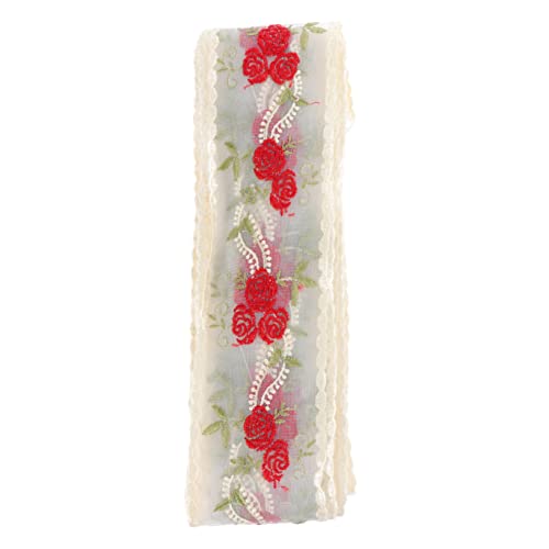 1 Rolle Roll Embroidered Lace Ribbon Breites Wasserlösliches Spitzenband für Diy Kleidung Hochzeitsdekoration und Handwerk Yards 1 Rolle Roll Embroidered Lace Ribbon Breites Wasserlösliches Spitzenband für Diy Kleidung Hochzeitsdekoration und Handwerk Yards von OSALADI