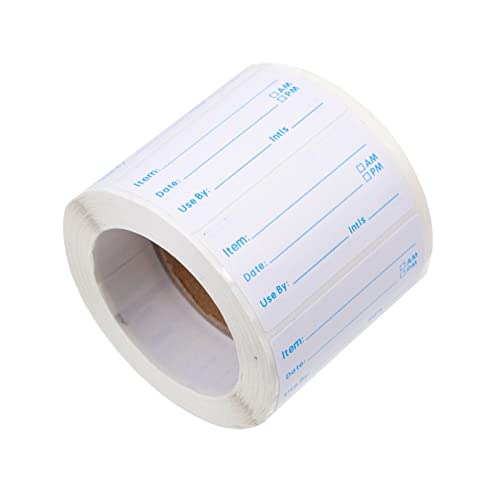 1 Rolle Selbstklebende Writable Rotating Labels für Lebensmittel für Gläser und Flaschen Abnehmbar für Tiefkühlprodukte Praktische Beschriftungslösung 1 Rolle Selbstklebende Writable Rotating Labels für Lebensmittel für Gläser und Flaschen Abnehmbar für Tiefkühlprodukte Praktische Beschriftungslösung von OSALADI