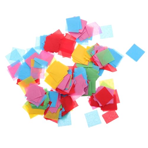 1 Satz Bunten Tissue Papierquadraten Dekorationskonfetti für Hochzeiten Geburtstagsfeiern Babypartys und Feiertage Vielseitige Streudeko für Festliche Anlässe 1 Satz Bunten Tissue Papierquadraten Dekorationskonfetti für Hochzeiten Geburtstagsfeiern Babypartys und Feiertage Vielseitige Streudeko für Festliche Anlässe von OSALADI