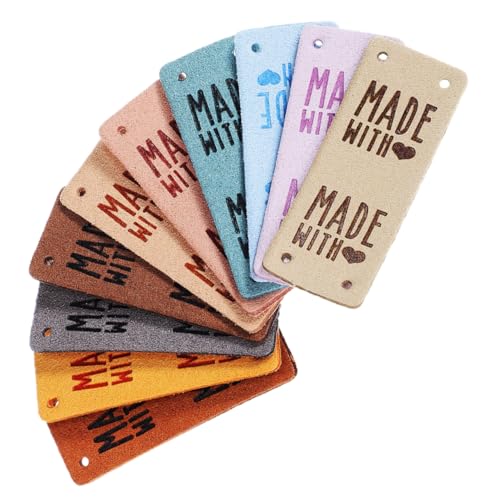 1 Satz Diy Lederetiketten Handgefertigte Kleidungsetiketten Pu Leder Zum Annähen Für Designs Für Shirts Hüte Jeans Und Mehr 10 Stück 1 Satz Diy Lederetiketten Handgefertigte Kleidungsetiketten Pu Leder Zum Annähen Für Designs Für Shirts Hüte Jeans Und Mehr 10 Stück von OSALADI