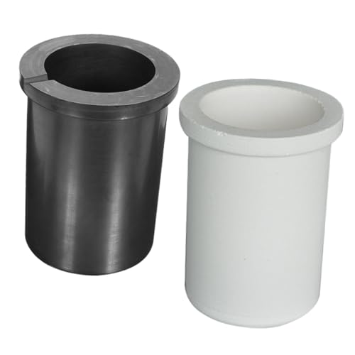 1 Satz Graphit Gussform für Gold Silber und Kupfer Graphittiegel mit Quarzmantel für Diy Schmuckguss Hohe Temperaturbeständigkeit und Vielseitige Anwendungen von OSALADI