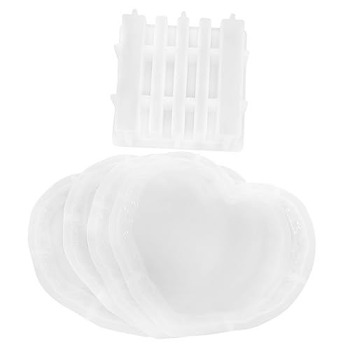 1 Satz Herzförmige Untersetzer Form Diy Gießform für Tassenuntersetzer Bastelset für Epoxidharz und Dekoration für Zuhause und von OSALADI
