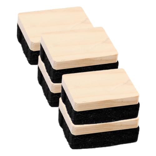 1 Satz Kreidetafel Radierer Staubfreier Filz Radiergummi Für Klassenzimmer Und Schadstofffreies Sicheres Schreibwaren Für Schulbedarf 5 Stück von OSALADI