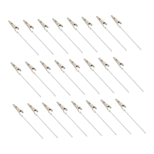 1 Satz Metall Krokodilklemmen Für Diy Karten Rostfreie Memo Clips Alligator Clips Für Fotos Visitenkarten Und Notizen Für Bastelprojekte Und Weihnachtskarten 100 Stück 1 Satz Metall Krokodilklemmen Für Diy Karten Rostfreie Memo Clips Alligator Clips Für Fotos Visitenkarten Und Notizen Für Bastelprojekte Und Weihnachtskarten 100 Stück von OSALADI
