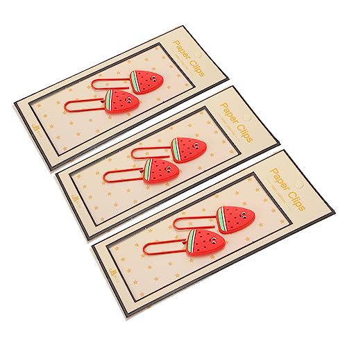 1 Satz Teiliges Kreative Form Büroklammern Aus Flexiblem Material Und Niedliche Lesezeichen Für Büro Und Zuhause Langlebig Und Zuverlässig 6 Stück 1 Satz Teiliges Kreative Form Büroklammern Aus Flexiblem Material Und Niedliche Lesezeichen Für Büro Und Zuhause Langlebig Und Zuverlässig 6 Stück von OSALADI