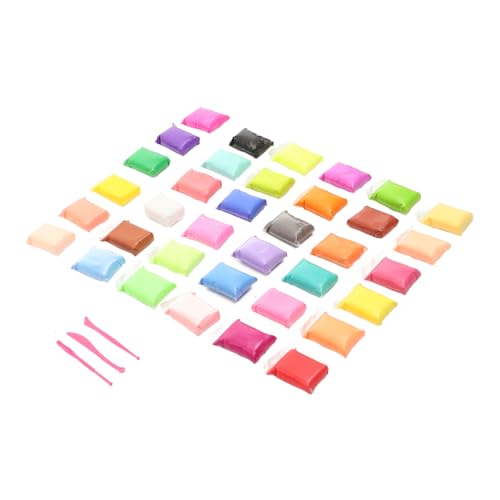 1 Satz Ultraleichtes Knetset für Farben Selbsttrocknend Diy Bastelkit mit Modellierwerkzeugen Sicher für Projekte für Jungen von OSALADI