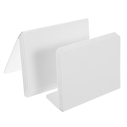 10 Stück Acryl Tischkarten Halter Wiederbeschreibbare Sitzplatzschilder für Hochzeiten Veranstaltungen und Multifunktionale für Namensanzeigen Leicht zu Reinigen und Sicher 10 Stück Acryl Tischkarten Halter Wiederbeschreibbare Sitzplatzschilder für Hochzeiten Veranstaltungen und Multifunktionale für Namensanzeigen Leicht zu Reinigen und Sicher von OSALADI