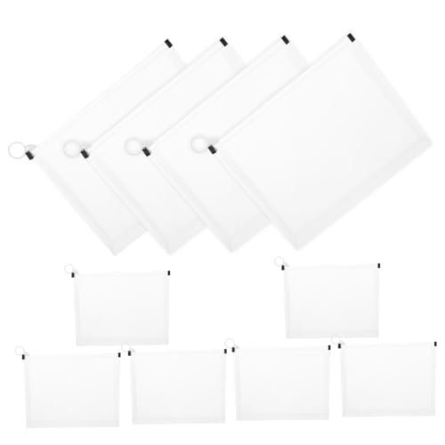 10 Stück Teiliges Datei Organizer aus Material mit Reißverschluss Praktische Stiftetasche für Schule Büro und Kreative Anwendungen 10 Stück Teiliges Datei Organizer aus Material mit Reißverschluss Praktische Stiftetasche für Schule Büro und Kreative Anwendungen von OSALADI