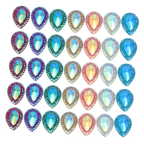 100Stücke Glitzernde Wasserfall Strasssteine für DIY Schmuck Hochzeitsdekoration Aufnähen Kleidung Taschen und Schuhe Resin Applikationen 100Stücke Glitzernde Wasserfall Strasssteine für DIY Schmuck Hochzeitsdekoration Aufnähen Kleidung Taschen und Schuhe Resin Applikationen von OSALADI