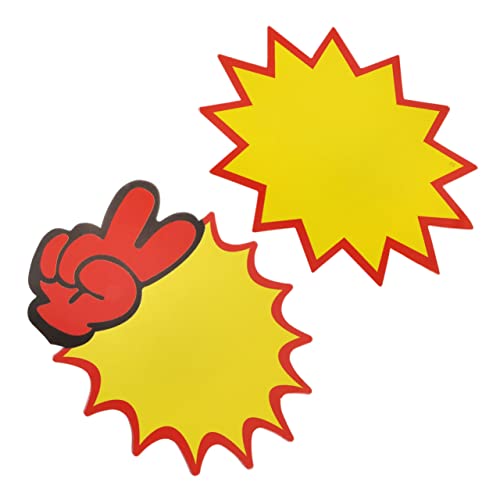 100Stücke Preisetiketten Star Burst Selbstklebende Verkaufsschilder für Einzelhandel und Supermärkte für Preisanzeigen Langlebig und von OSALADI