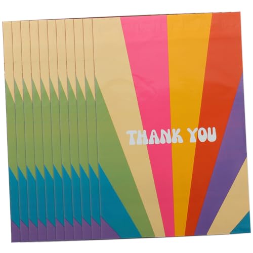 100Stücke Thank You Versandtaschen Wasserdichte Verpackungsbeutel für und Versand für Sicheren Versand und Dekorative Verpackungen von OSALADI