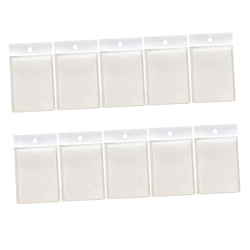 10Stücke Wasserdichte Transparente Notizblöcke Klares Memo Pad Selbstklebende Haftnotizen für Büro Schule und Zuhause für Kreative Anwendungen von OSALADI