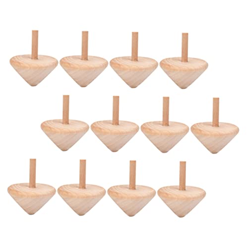 OSALADI 12 Stück Holz Spielzeug für Kinder Langlebiges Drehspielzeug Selbstgemacht Malen Pädagogisches für Jungen und Mädchen für Geburtstagsfeiern und Spielgruppen OSALADI 12 Stück Holz Spielzeug für Kinder Langlebiges Drehspielzeug Selbstgemacht Malen Pädagogisches für Jungen und Mädchen für Geburtstagsfeiern und Spielgruppen von OSALADI