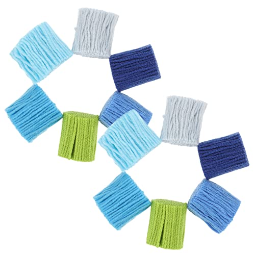 12Stücke Teiliges Knüpfgarn für DIY Kissen und Decken Hypoallergen Weich und Bequem für Stricken und Häkeln für Anfänger und Profis 12Stücke Teiliges Knüpfgarn für DIY Kissen und Decken Hypoallergen Weich und Bequem für Stricken und Häkeln für Anfänger und Profis von OSALADI