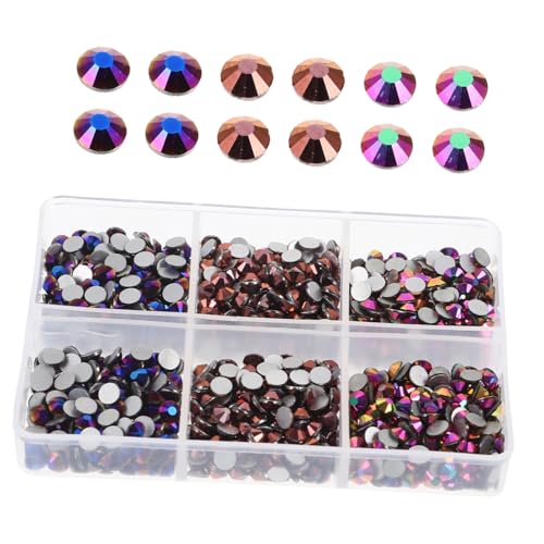 1440 Stück Flatback Strasssteine Diy Bastelglas Gems für Dekoration von Kleidung Schuhen Taschen Handyhüllen Mehr Bastelprojekte von OSALADI