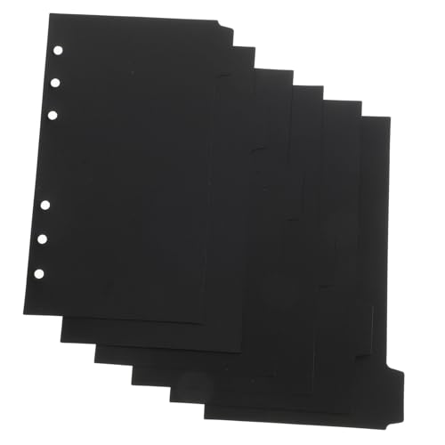 18 Blatt Notizbuch Trennblätter Teiliges Abnehmbare Seitenmarkierungen aus Langlebigem für Ringordner Notizbücher Präsentationen und Journale zur Dokumentenorganisation 18 Blatt Notizbuch Trennblätter Teiliges Abnehmbare Seitenmarkierungen aus Langlebigem für Ringordner Notizbücher Präsentationen und Journale zur Dokumentenorganisation von OSALADI