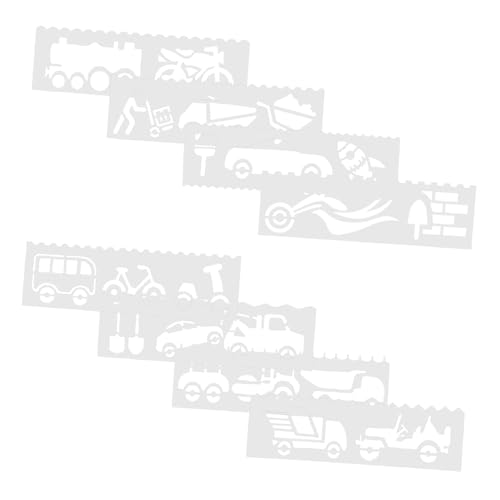 1Satz DIY Autoscheiben Schablonen für Verschiedene Cartoon Auto Motive Langlebigem Material Malprojekte Schulprojekte und Bastelideen Fördert von OSALADI