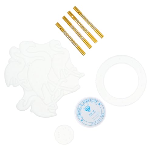1Satz Flamingo Windglocke DIY Silikonform Epoxidharz Formen für Anhänger Waschbar Wiederverwendbar und Langlebig für Bastelprojekte und 1Satz Flamingo Windglocke DIY Silikonform Epoxidharz Formen für Anhänger Waschbar Wiederverwendbar und Langlebig für Bastelprojekte und von OSALADI