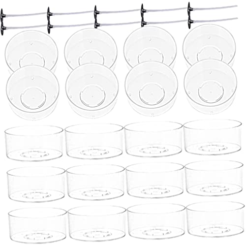 1Satz Plastikkerzenbehälter für DIY Kerzenherstellung Teelichthalter mit Dochten Runde Form für Projekte und Platzsparend der Lagerung 1Satz Plastikkerzenbehälter für DIY Kerzenherstellung Teelichthalter mit Dochten Runde Form für Projekte und Platzsparend der Lagerung von OSALADI