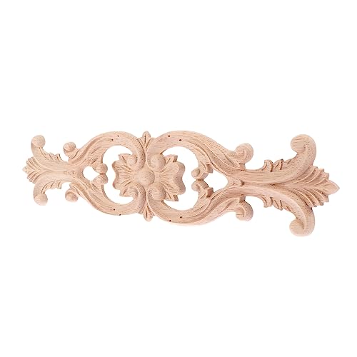1Stück Holz Geschnitzte Applikation Unbemalt Vintage Europäisches Design für Möbel Türen Schränke und Wanddekoration Holzverzierungen für Ihr Zuhause 1Stück Holz Geschnitzte Applikation Unbemalt Vintage Europäisches Design für Möbel Türen Schränke und Wanddekoration Holzverzierungen für Ihr Zuhause von OSALADI