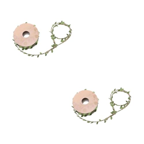 2 Rollen Seil mit Künstlichen Blättern Handgefertigte Jute Schnur für Diy Bastelarbeiten Hochzeitsdekoration und Gartenkunst für Blumensträuße und Projekte 2 Rollen Seil mit Künstlichen Blättern Handgefertigte Jute Schnur für Diy Bastelarbeiten Hochzeitsdekoration und Gartenkunst für Blumensträuße und Projekte von OSALADI
