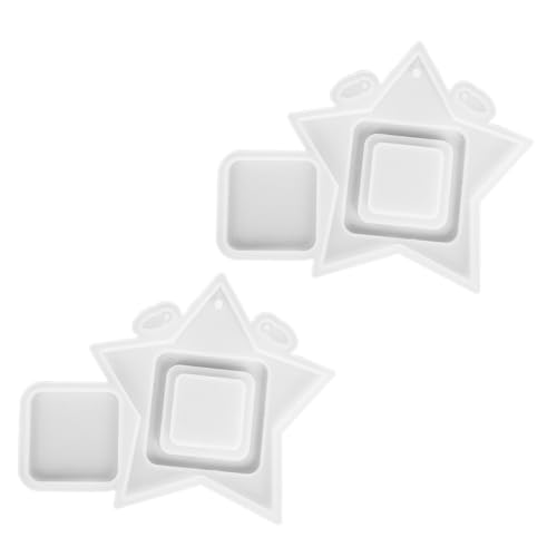 2 Sätze Diy Foto Rahmen Form Stern Design Gießform Für Personalisierte Fotogestaltung Für Bastelprojekte Und Dekorationen 2 Stücke * 2 2 Sätze Diy Foto Rahmen Form Stern Design Gießform Für Personalisierte Fotogestaltung Für Bastelprojekte Und Dekorationen 2 Stücke * 2 von OSALADI