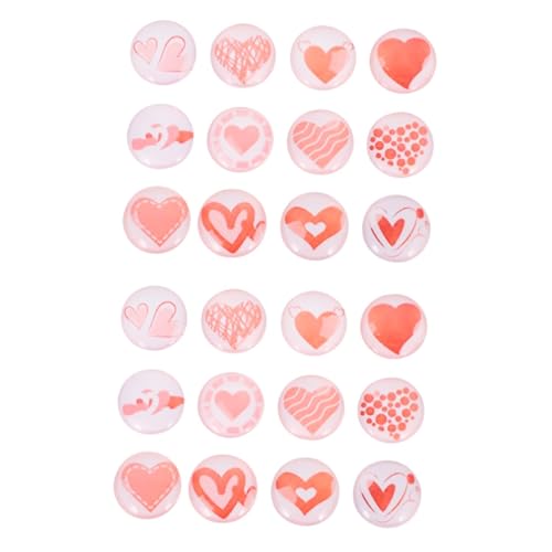 2 Sätze Herz Patches Herzförmige Cabochons Für Schmuckherstellung Für Armbänder Und Diy Bastelprojekte 12 Stücke * 2 2 Sätze Herz Patches Herzförmige Cabochons Für Schmuckherstellung Für Armbänder Und Diy Bastelprojekte 12 Stücke * 2 von OSALADI