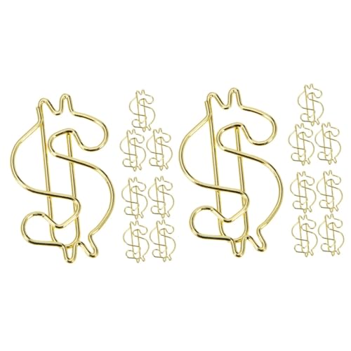 2 Sätze Kreative Büroklammern Aus Goldfarbene Einzigartige Form Für Dokumente Briefe Und Berichte Tragbar Und Praktisch Handwerkskunst Für Langlebige Nutzung 10 Stück * 2 2 Sätze Kreative Büroklammern Aus Goldfarbene Einzigartige Form Für Dokumente Briefe Und Berichte Tragbar Und Praktisch Handwerkskunst Für Langlebige Nutzung 10 Stück * 2 von OSALADI