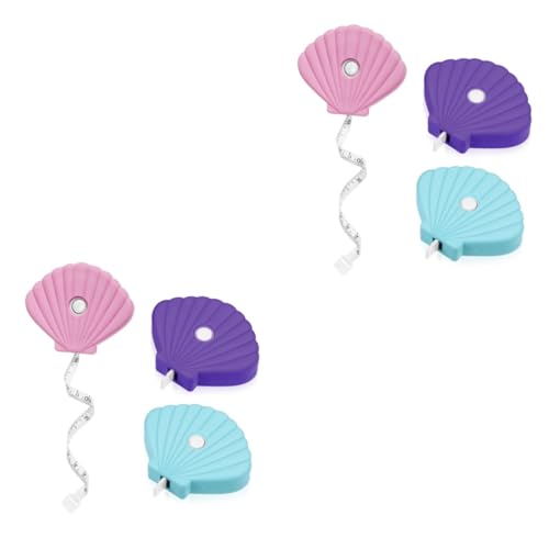 2 Sätze Maßband Flexibles Körpermaßband Schalenform Tragbar Für Näharbeiten Und Diy Für Kleidungs Und Möbelmessungen 3 Stücke * 2 von OSALADI