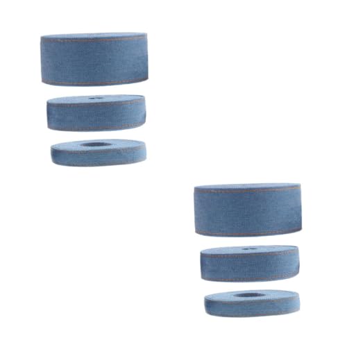 2 Sätze Teiliges Dekorative Jeansstoffbänder Für Diy Haarschleifen Und Geschenkverpackungen Verschiedenen Handgefertigtes Zubehör Cvc Material 3 Stücke * 2 2 Sätze Teiliges Dekorative Jeansstoffbänder Für Diy Haarschleifen Und Geschenkverpackungen Verschiedenen Handgefertigtes Zubehör Cvc Material 3 Stücke * 2 von OSALADI