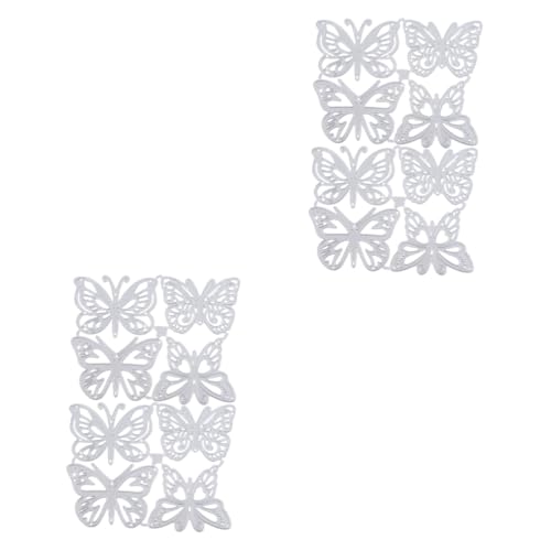 2 Sätze Teiliges Schneideformen Für Diy Carbonstahl Butterflies Stanzformen Für Scrapbooking Und Bastelprojekte Langlebig Und Kreativ 8 Stück * 2 von OSALADI