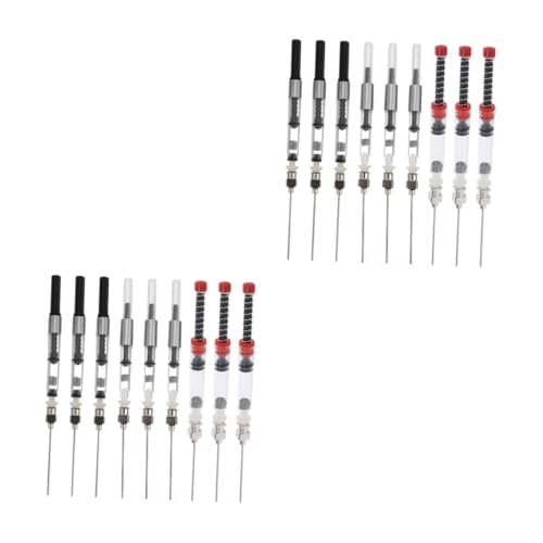 2 Sätze Teiliges Tintenabsorber Für Füllfederhalter Zubehör Für Tintenauffüllung Kompatibel Mit Europäischen Standardfüllern 9 Stücke * 2 2 Sätze Teiliges Tintenabsorber Für Füllfederhalter Zubehör Für Tintenauffüllung Kompatibel Mit Europäischen Standardfüllern 9 Stücke * 2 von OSALADI