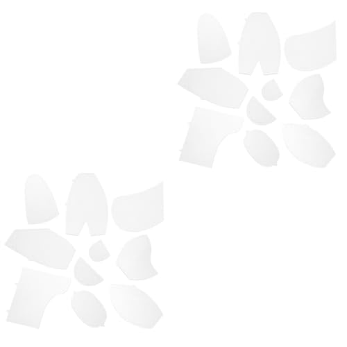2 Sätze Teiliges Von Nähvorlagen Für Memory Bears Lineale Für Diy Nähprojekte Und Quilting Designs Für Erwachsene 10 Stück * 2 von OSALADI