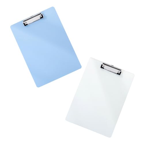 2 Stück Klemmbrett aus Schreibunterlage für Büro und Schule Dokumenten Organizer Zufälligen für Lehrer und Büroangestellte Zufällige Farbe 2 Stück Klemmbrett aus Schreibunterlage für Büro und Schule Dokumenten Organizer Zufälligen für Lehrer und Büroangestellte Zufällige Farbe von OSALADI