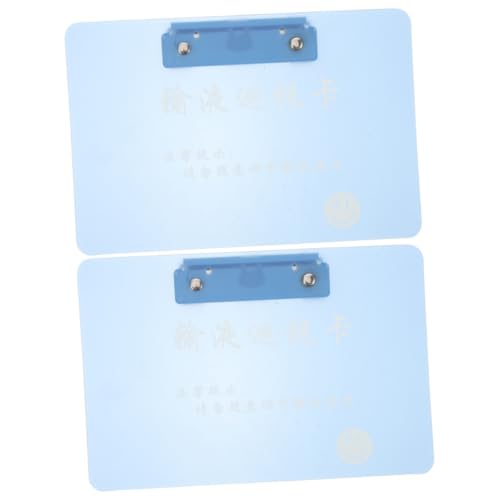 2 Stück Multifunktionales Schreibbrett Rutschfester Clipboard für Medizinische Aufzeichnungen Infusion Kartenhalter für Pflegekräfte und Dokumentenspeicherung 2 Stück Multifunktionales Schreibbrett Rutschfester Clipboard für Medizinische Aufzeichnungen Infusion Kartenhalter für Pflegekräfte und Dokumentenspeicherung von OSALADI