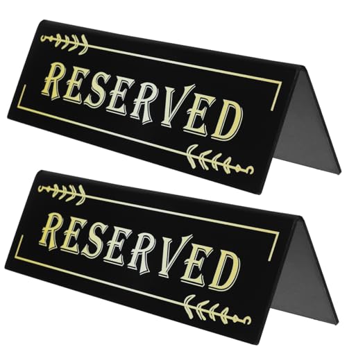 2 Stück Reservierte Tischschilder für Hochzeiten und Veranstaltungen Elegante Platzkarten zur Sitzplatzreservierung für Restaurants 2 Stück Reservierte Tischschilder für Hochzeiten und Veranstaltungen Elegante Platzkarten zur Sitzplatzreservierung für Restaurants von OSALADI