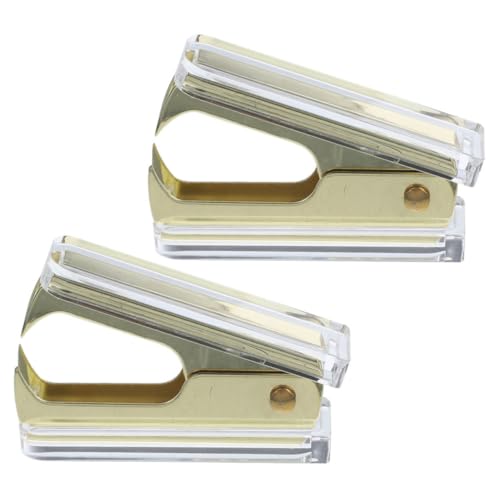 2 Stück Tragbarer Heftklammerentferner Transparentes Design für Bürobedarf Effizientes Entfernen von Heftklammern ohne Beschädigung von Dokumenten 2 Stück Tragbarer Heftklammerentferner Transparentes Design für Bürobedarf Effizientes Entfernen von Heftklammern ohne Beschädigung von Dokumenten von OSALADI