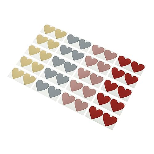 20 Blatt Herzförmige Diy Rubbelaufkleber Selbstklebende und Roségold für Kreative Bastelprojekte Hochzeiten und Überraschungskarten Ablösbar und Beschreibbar von OSALADI