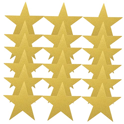20 Stück Glitzernde Papier Ausschnitte Dekoration für Klassenzimmer Bastelprojekte Kindergarten und Diy Projekte von OSALADI
