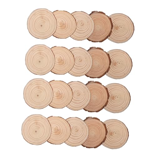 20 Stück Kunsthandwerk Holzchip -dekoration Unfertige Holzrunden Holz Bastelset Rundungen Aus Naturholz Holzkreisdekorationen Holzhandwerksvorräte Runde Holzspäne Kiefernholz Braun 20 Stück Kunsthandwerk Holzchip -dekoration Unfertige Holzrunden Holz Bastelset Rundungen Aus Naturholz Holzkreisdekorationen Holzhandwerksvorräte Runde Holzspäne Kiefernholz Braun von OSALADI