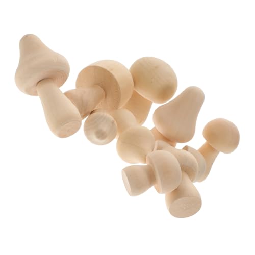 20 Stück Unbemalte Holzpilz Dekorationen für Diy Malprojekte Mushroom Ornamente für Bastelideen für Innen und Außendekoration 20 Stück Unbemalte Holzpilz Dekorationen für Diy Malprojekte Mushroom Ornamente für Bastelideen für Innen und Außendekoration von OSALADI