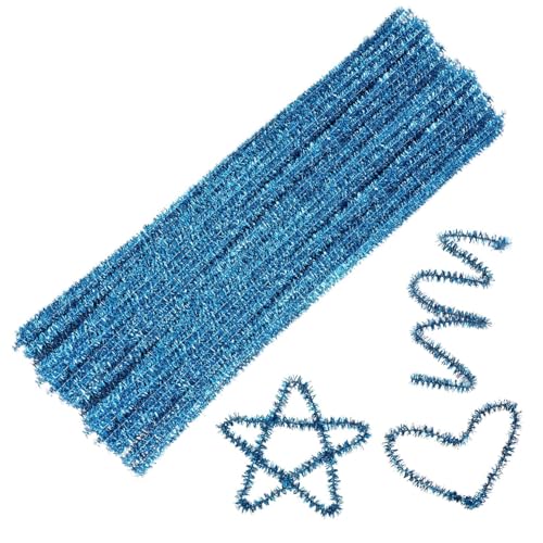 200Stücke DIY Glitzer Stäbe Twisted Stems für Bastelprojekte Weihnachtsdeko und für Kinderhandwerk und Gestaltung von OSALADI