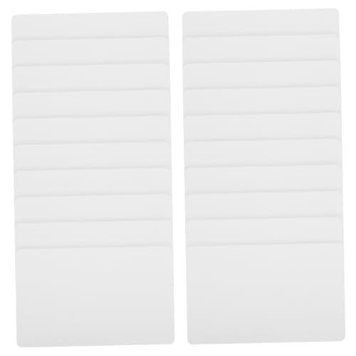 20Stücke PVC Blankokarten Weiß Beidseitig Bedruckbar für Ausweisdrucker Designs für Fotoprojekte und Kartenbasteln 20Stücke PVC Blankokarten Weiß Beidseitig Bedruckbar für Ausweisdrucker Designs für Fotoprojekte und Kartenbasteln von OSALADI