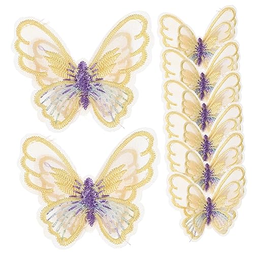 20Stücke Schmetterling Stoffaufnäher Multifunktionale DIY Applikationen für Kleidung Dekoration und Handwerk Entzückende Bestickte Patches für Kissen Taschen und Mehr 20Stücke Schmetterling Stoffaufnäher Multifunktionale DIY Applikationen für Kleidung Dekoration und Handwerk Entzückende Bestickte Patches für Kissen Taschen und Mehr von OSALADI
